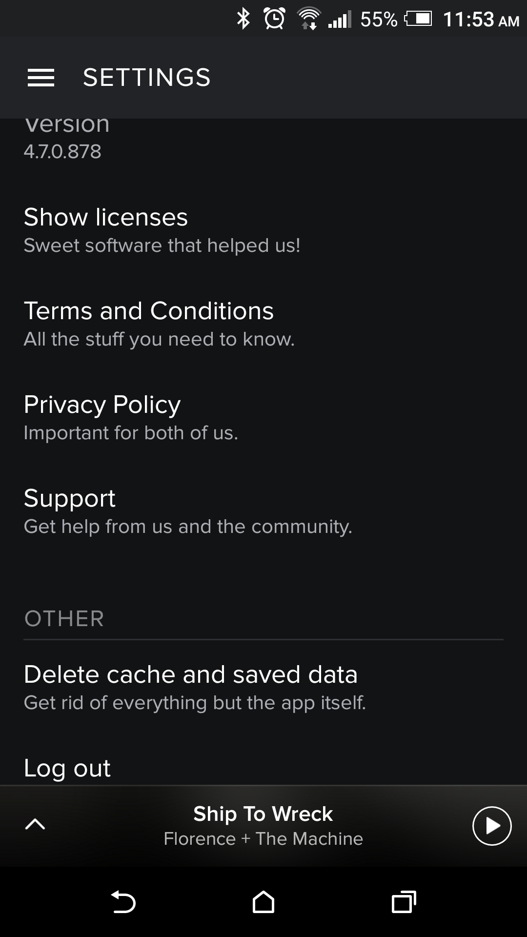cannot install spotify android
